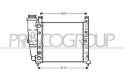 FT127R009 Chladič, chlazení motoru PrascoSelection PRASCO