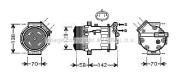 OLK448 Kompresor, klimatizace PRASCO