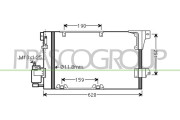 OP017C002 Kondenzátor, klimatizace PrascoSelection PRASCO