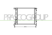 RN023R015 Chladič, chlazení motoru PrascoSelection PRASCO