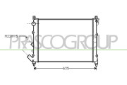 RN082R004 Chladič, chlazení motoru PrascoSelection PRASCO
