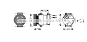 RTK103 Kompresor, klimatizace PRASCO