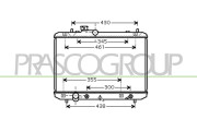 SZ034R002 Chladič, chlazení motoru PrascoSelection PRASCO