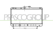 TY082R001 Chladič, chlazení motoru PrascoSelection PRASCO