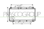 TY283R008 Chladič, chlazení motoru PrascoSelection PRASCO