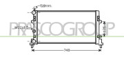 AD120R003 PRASCO chladič motora AD120R003 PRASCO