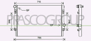 AD324R001 Chladič, chlazení motoru PrascoSelection PRASCO