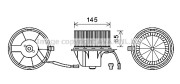 AI8375 PRASCO elektromotor vnútorného ventilátora AI8375 PRASCO