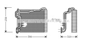 AIV146 PRASCO výparník klimatizácie AIV146 PRASCO