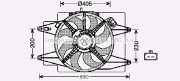 AL7508 Větrák, chlazení motoru PRASCO