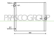 BM822R001 PRASCO chladič motora BM822R001 PRASCO