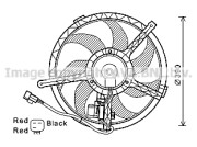 BW7534 PRASCO ventilátor chladenia motora BW7534 PRASCO