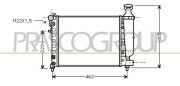 CI022R001 Chladič, chlazení motoru PrascoSelection PRASCO