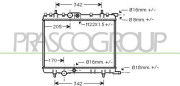 CI422R017 PRASCO chladič motora CI422R017 PRASCO