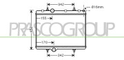 CI717R003 Chladič, chlazení motoru PrascoSelection PRASCO