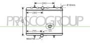 CI942R002 Chladič, chlazení motoru PrascoSelection PRASCO