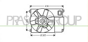 CI950F001 PRASCO ventilátor chladenia motora CI950F001 PRASCO