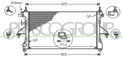 CI954R003 Chladič, chlazení motoru PrascoSelection PRASCO