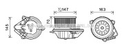 CN8293 PRASCO elektromotor vnútorného ventilátora CN8293 PRASCO