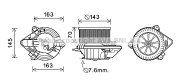 CN8510 Elektromotor, vnitřní ventilátor PRASCO