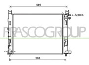 DA226R002 PRASCO chladič motora DA226R002 PRASCO