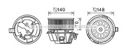 DA8012 PRASCO elektromotor vnútorného ventilátora DA8012 PRASCO