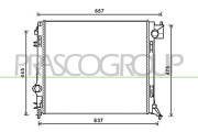 DS712R002 Chladič, chlazení motoru PrascoSelection PRASCO