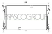 DS952R005 PRASCO chladič motora DS952R005 PRASCO