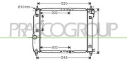 DW326R001 PRASCO chladič motora DW326R001 PRASCO