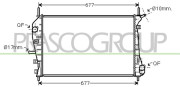 FD107R005 PRASCO chladič motora FD107R005 PRASCO