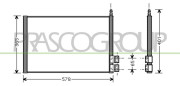 FD340C001 Kondenzátor, klimatizace PrascoSelection PRASCO