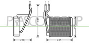 FD340H001 Výměník tepla, vnitřní vytápění PrascoSelection PRASCO