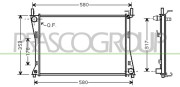 FD340R002 PRASCO chladič motora FD340R002 PRASCO