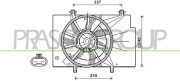 FD344F003 PRASCO ventilátor chladenia motora FD344F003 PRASCO