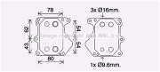 FD3625 PRASCO chladič motorového oleja FD3625 PRASCO