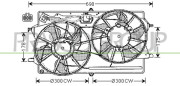 FD420F007 PRASCO ventilátor chladenia motora FD420F007 PRASCO