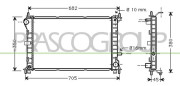 FD420R003 Chladič, chlazení motoru PrascoSelection PRASCO