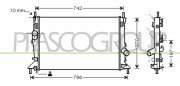 FD424R003 PRASCO chladič motora FD424R003 PRASCO