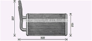 FD6661 Výměník tepla, vnitřní vytápění PRASCO
