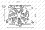 FD715F002 Větrák, chlazení motoru PRASCO