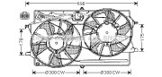 FD7507 PRASCO ventilátor chladenia motora FD7507 PRASCO