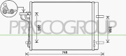 FD804C001 PRASCO kondenzátor klimatizácie FD804C001 PRASCO