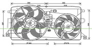 FD912F001 PRASCO ventilátor chladenia motora FD912F001 PRASCO