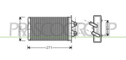 FT017H001 Výměník tepla, vnitřní vytápění PrascoSelection PRASCO