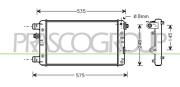 FT020R002 PRASCO chladič motora FT020R002 PRASCO