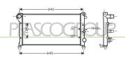 FT122R003 PRASCO chladič motora FT122R003 PRASCO