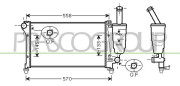 FT122R006 PRASCO chladič motora FT122R006 PRASCO