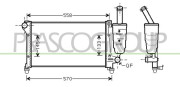 FT122R009 PRASCO chladič motora FT122R009 PRASCO