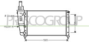 FT132R002 PRASCO chladič motora FT132R002 PRASCO