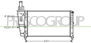 FT132R003 PRASCO chladič motora FT132R003 PRASCO